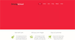 Desktop Screenshot of drivingschooltheme.com