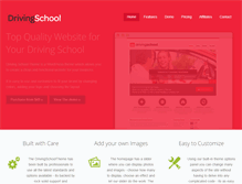 Tablet Screenshot of drivingschooltheme.com